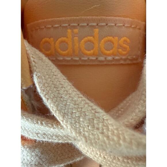 Adidas Streetcheck Sneaker - Women's Size 7 Orange Leather  Casual EUC - Picture 12 of 14